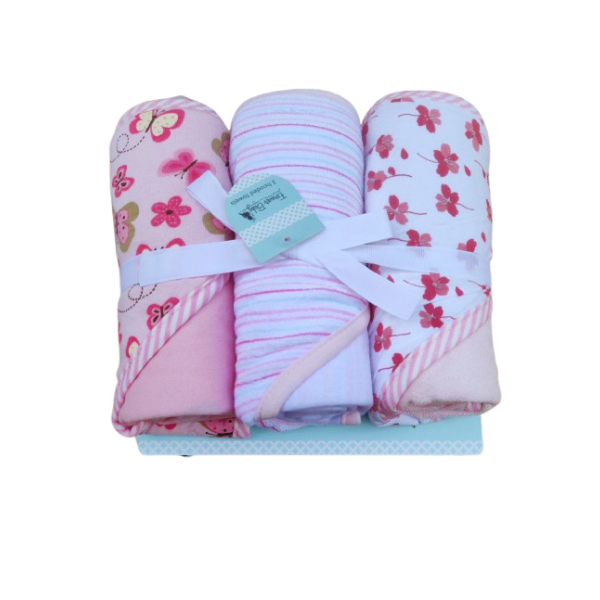 SERVIETTE BEBE AVEC CAPUCHES