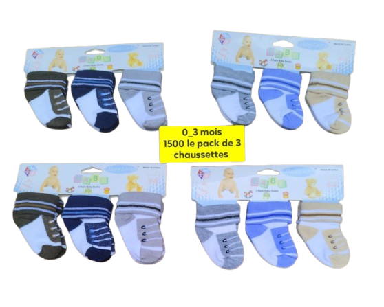 Chaussettes nouveaux né et collants chaussettes pour enfants