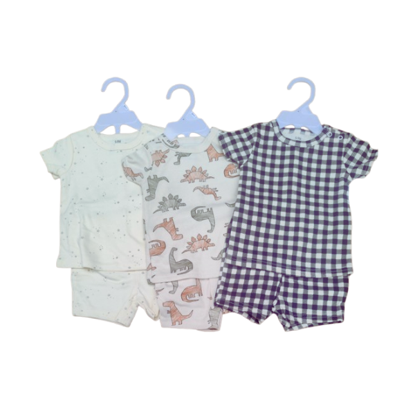 pyjamas ensemble culottes pour bébé 100% COTTON