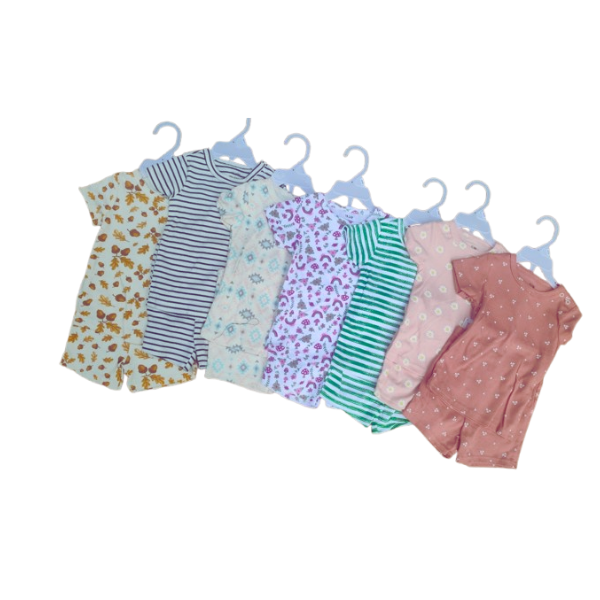 pyjamas ensemble culottes pour bébé 100% COTTON